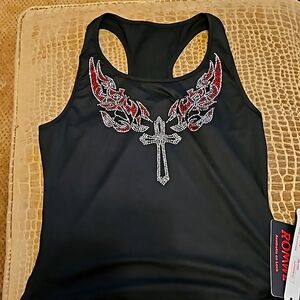 Biker style top.